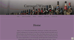 Desktop Screenshot of carouselwinery.com