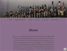 Tablet Screenshot of carouselwinery.com